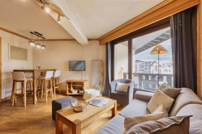 La Verte Appart 2CH familial 5mn pistes Vue Parking