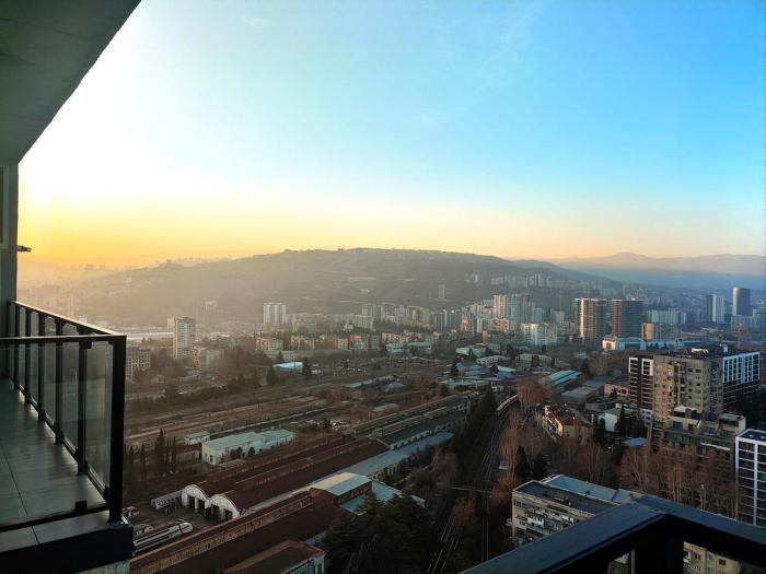 Panoramic view 25 floor metro Gotsiridze