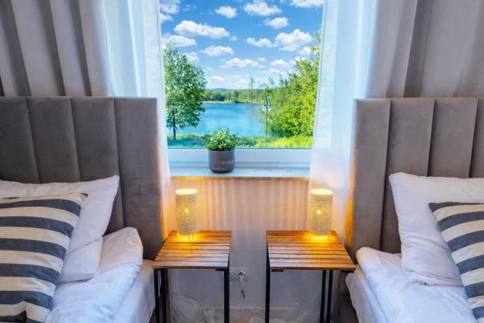 Unique View Apartment - 3pok, 4 łóżka, widok na rzekę, centrum, Netflix, parking, winda