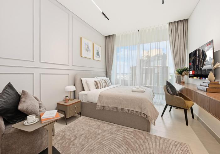 Stylish JVC Studio Hotel-Style Comfort