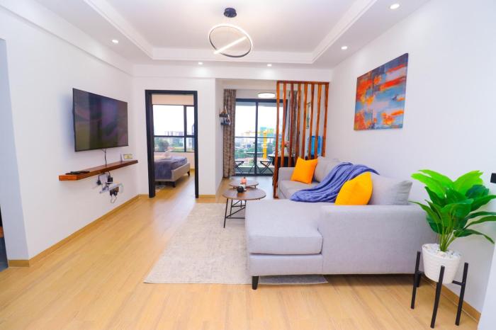 Chic 1BR in Marina Bay Westlands with rooftop pool annd gym