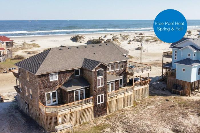 Resting Hearts - 4x4 Carova Beach, Ocean Views, Pool, Cargo Lift, Up to 4 Dogs OK, Flex Stays