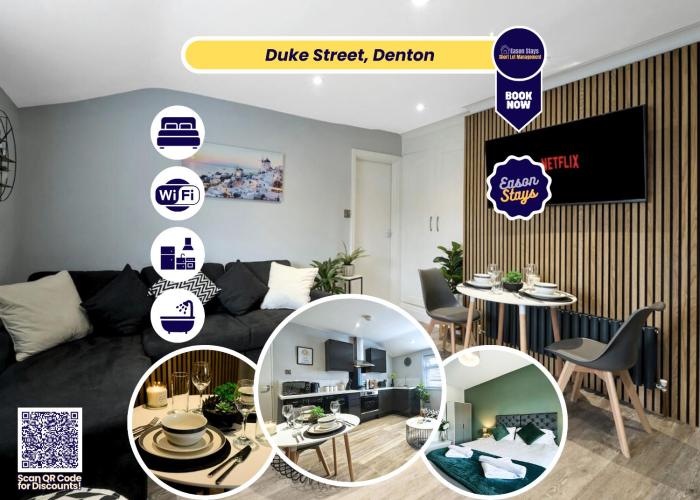 Comfort 2BR By Eason Stays Short Lets Denton