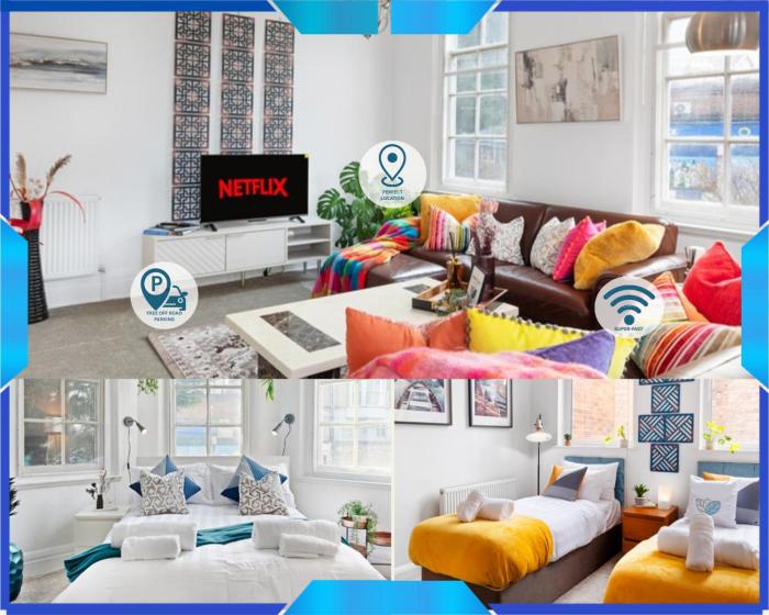 EcoCrest-Superior 2 Bedroom 2 Bath - Free Parking - Sleeps 5