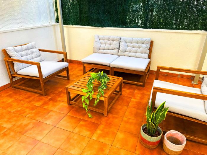 Apartamento con chill-out y piscina en la azotea a 5 min de la playa