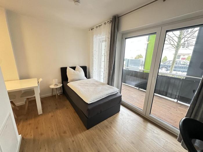 Business Apartment mit Balkon, 1 Person, zentrumsnah