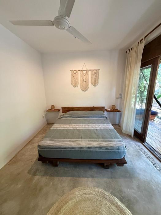 Green oasis across from the main street