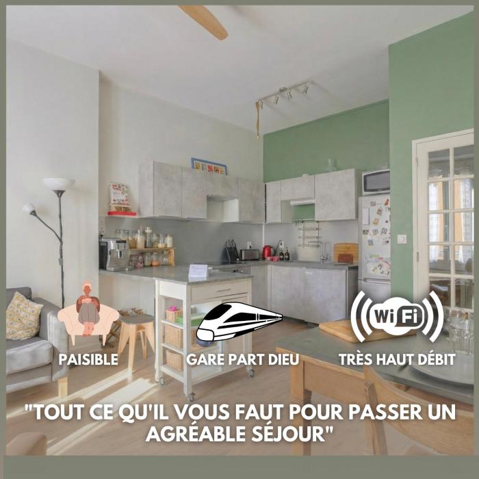 La Pause Lyonnaise - T2 proche gare