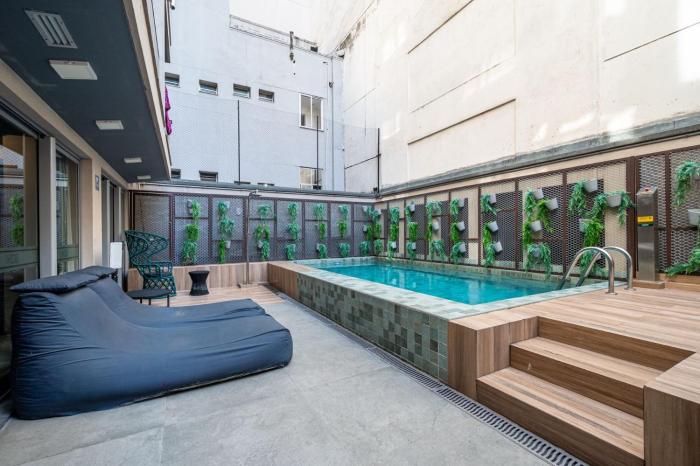 Studio completo com lazer no Centro do Rio