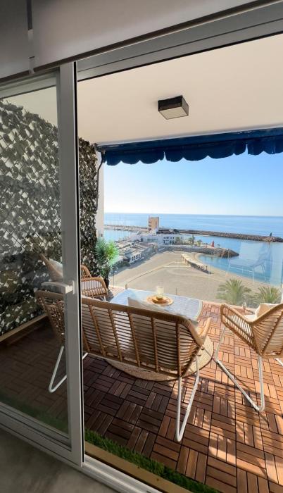 Agua y sal primera línea de playa