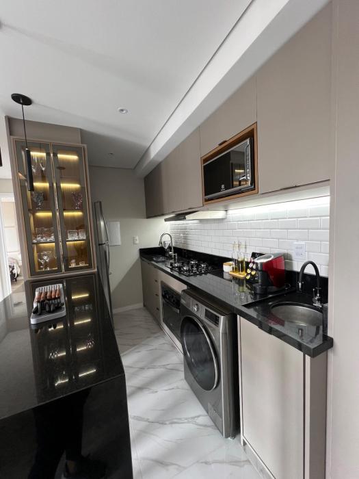 Apartamento Aconchegante com Sacada e Churrasqueira