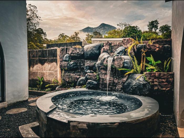 Batur Valley With Natural Hotspring
