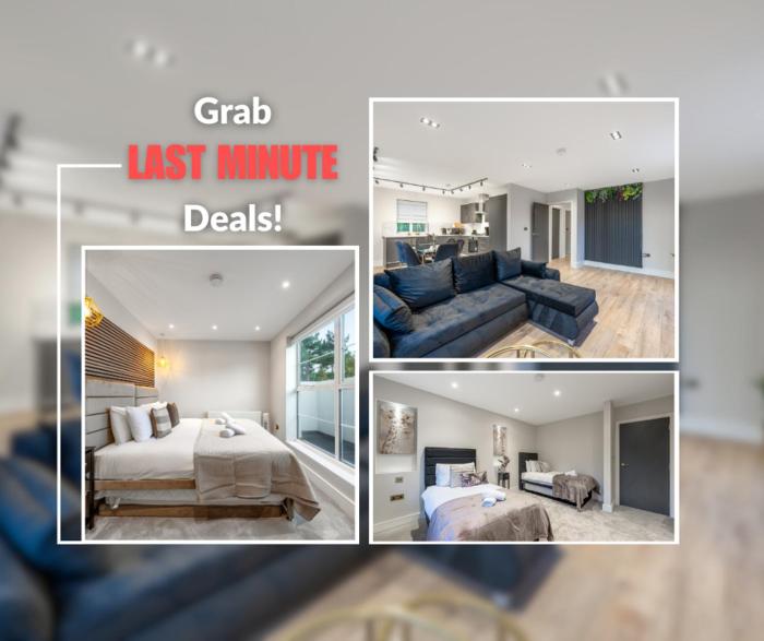 2BDRWEMBLEYFLAT l EXCLUSIVE DEALS l LAST-MINUTE ESCAPE l 1 X SUPER KING BED AND 3 SINGLE BEDS l WEMBLEY STADIUM LOCATION, FREE PARKING, SLEEPS 8 l Elevate Living Estates Short Lets & Serviced Apartments Wembley