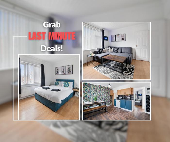 Exclusive Deals l Last-Minute Reserve l Townhouse with Sleeps 6 l Braunstone Town , Leicester l By Zen Nights Short Lets & Serviced Accommodations