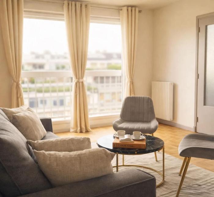 Porte de Versailles - Premium studio with Eiffel Tower view and lift