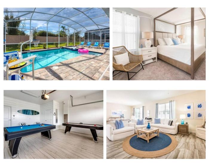 Relaxing Spacious 5BR Family Pool Home with Game Room-1544