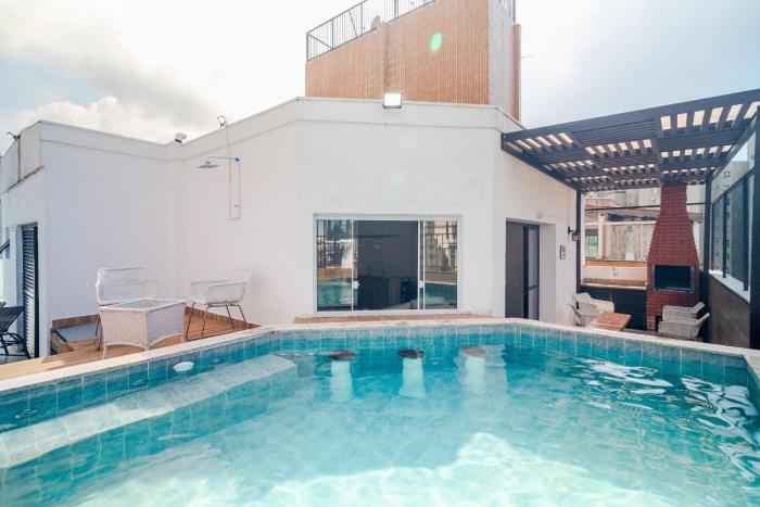 Cobertura CAR Piscina e Churrasqueira Privativa