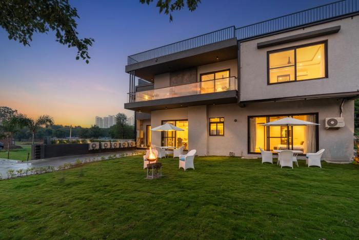 Gardenia 4-BHK Farmhouse with Private Pool, Game Zone, & Lush Garden