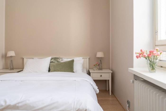 Spacious one-bedroom apartment on a pedestrian street, right in the city center