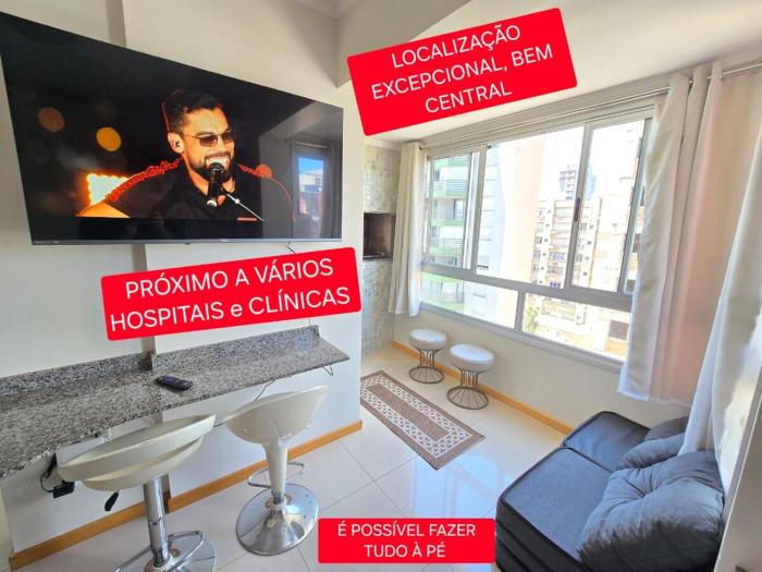 Studio Completo, Centro, Próximo a Hospitais, Vaga