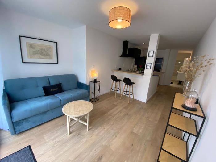 Studio Dour avec terrasse à proximité des plages