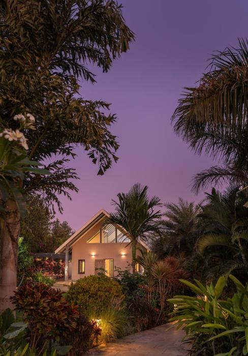 SaffronStays Eden - 3BR vineyard-side pool villa with jacuzzi, farm dining, stargazing deck & lawns for celebrations