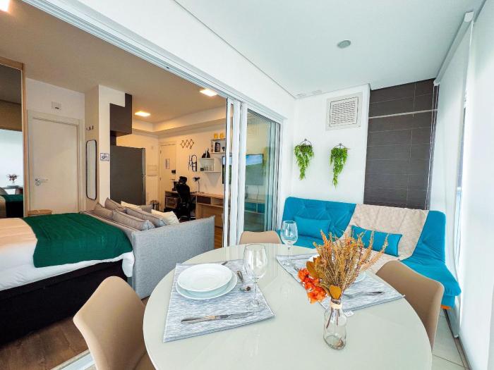 SkyLoft-Estúdio Novo C Vaga| Wifi | Prox Paulista