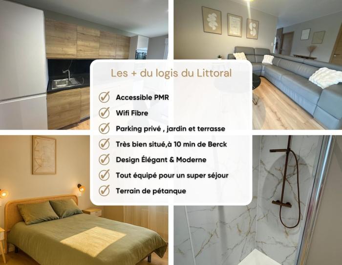 Maison 3 chambres avec jardin et parking à 10 min de la plage de Berck