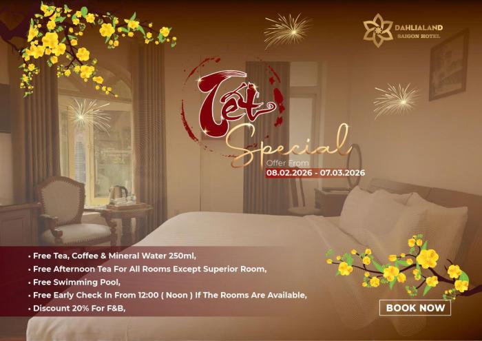 DAHLIALAND SAIGON HOTEL & SWIMMING PooL