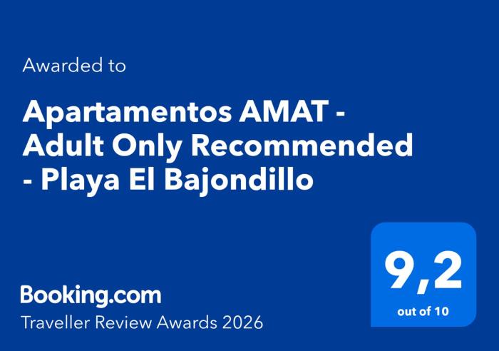 Apartamentos AMAT - Adult Only Recommended - Playa El Bajondillo