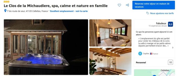 Grand gite rénové, jacuzzi, jardin, rivière, calme