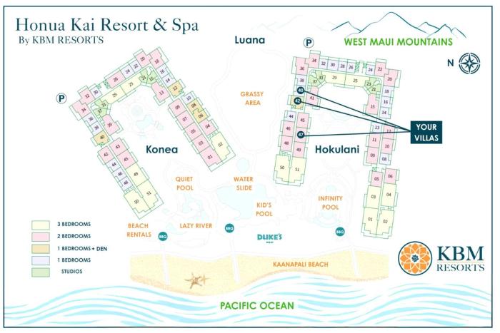 Honua Kai Hokulani 3 FREE Rental Cars KBM Resorts Family friendly 3 Units 5 Bedrooms ML-1131