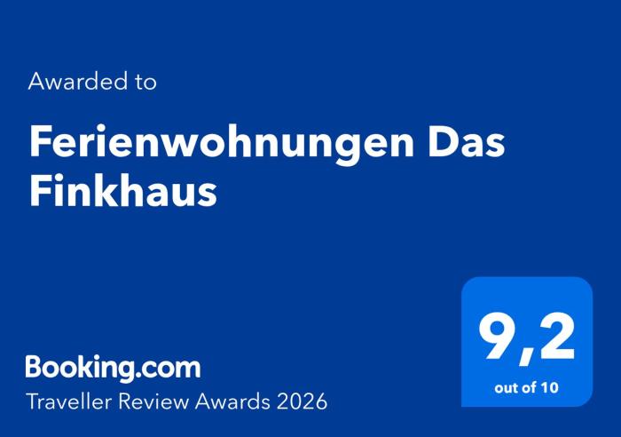 Ferienwohnungen Das Finkhaus