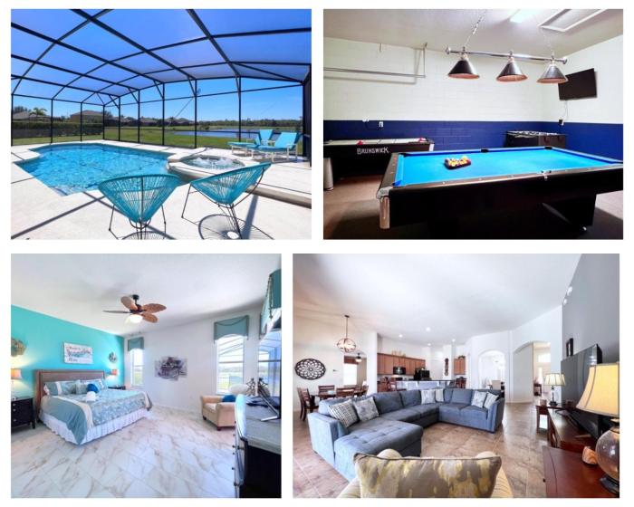 Lakeside 5Bd Pool Hm Spa Gm Watersng-237YS