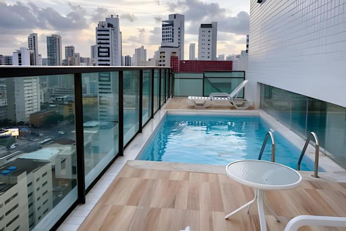 Apto Boa Viagem, Piscina vista Mar, 400m da Praia
