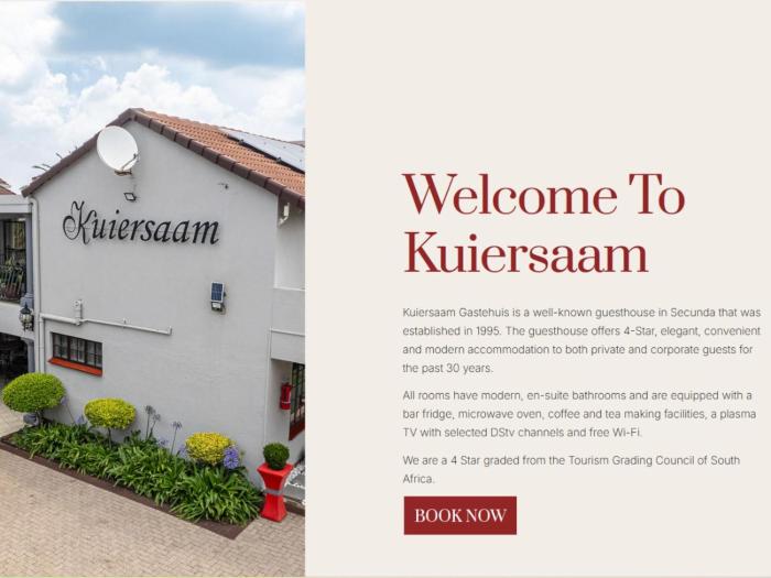 Kuiersaam Guesthouse Luxurious & Mordern Accommodation