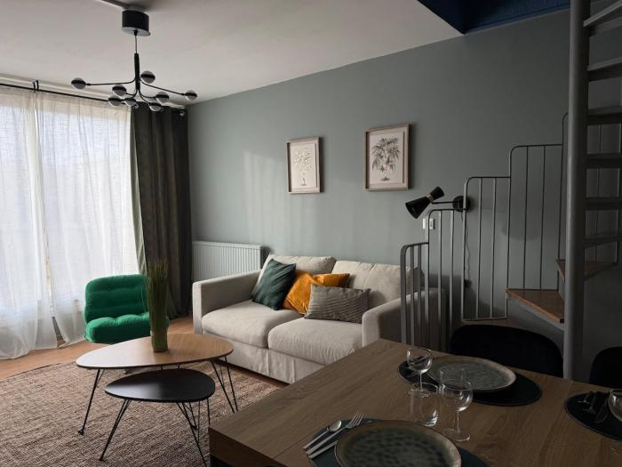 Duplex 6 pers moderne et tout équipé avec terrasse