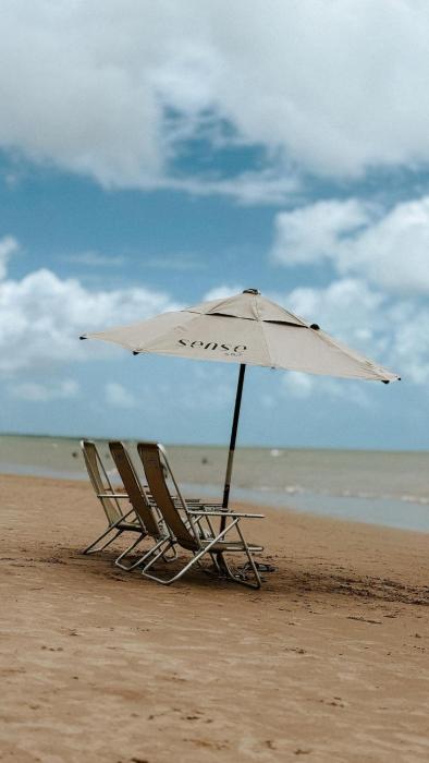 Flat pé na areia com jacuzzi privativa - GS016