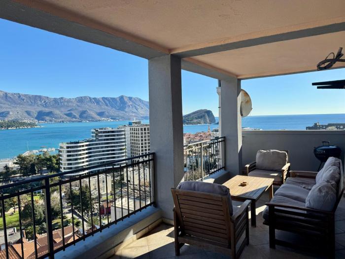 Panoramic Sea View - Two Bedroom Apartment - Budva Center