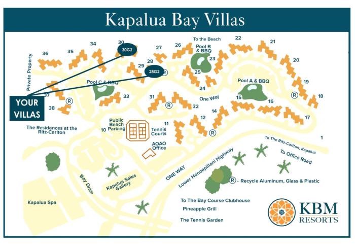 Kapalua Bay Villas 2 Free Rental Cars KBM Resorts 180 Degree Views 2 Units 2 Bedrooms ML-1996
