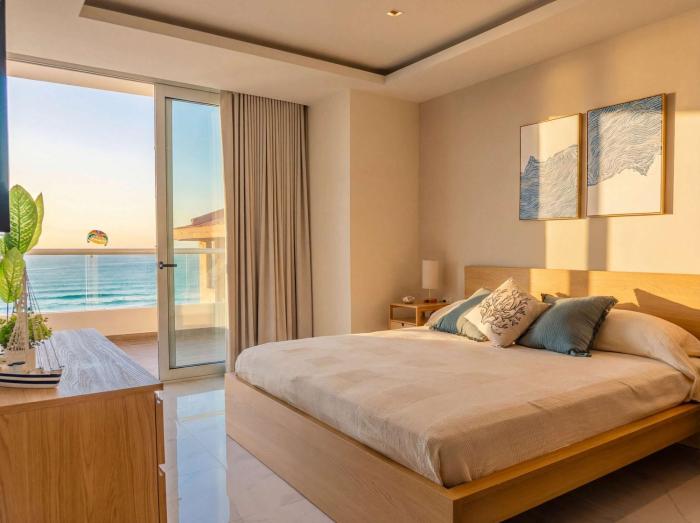 De Lujo con Vista al Mar a Pie de Playa