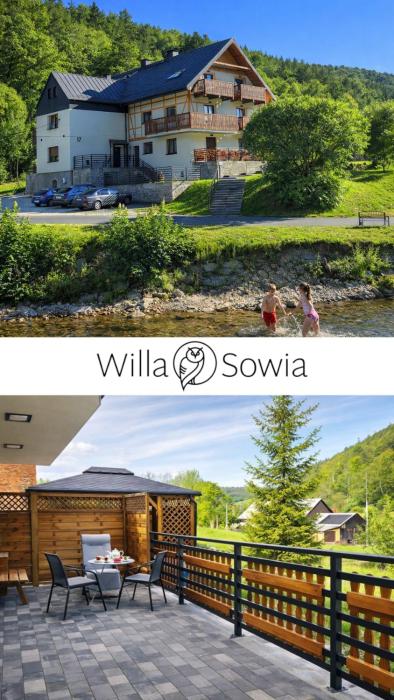 Willa Sowia nowy apartament z prywatnym tarasem i widokiem na góry