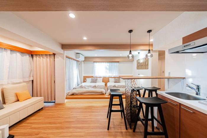 Promotion Itabashi , 1 room, Max 4P 超高性价比 板桥全新装修 设备齐全 无线网络 最大4人