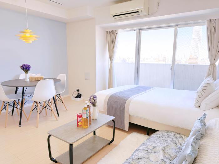 Bright Skytree View Apartment,6 Min Walk to Kinshicho Station