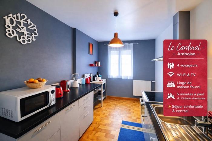 Apartment 4 pers. 3 minutes from Clos Lucé