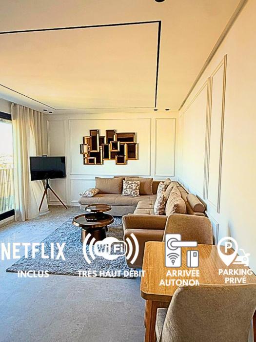 Havre moderne et lumineux calme avec parking