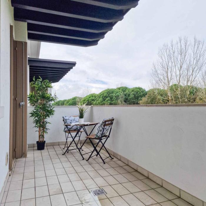 Homely apartment with swimming pool in a village