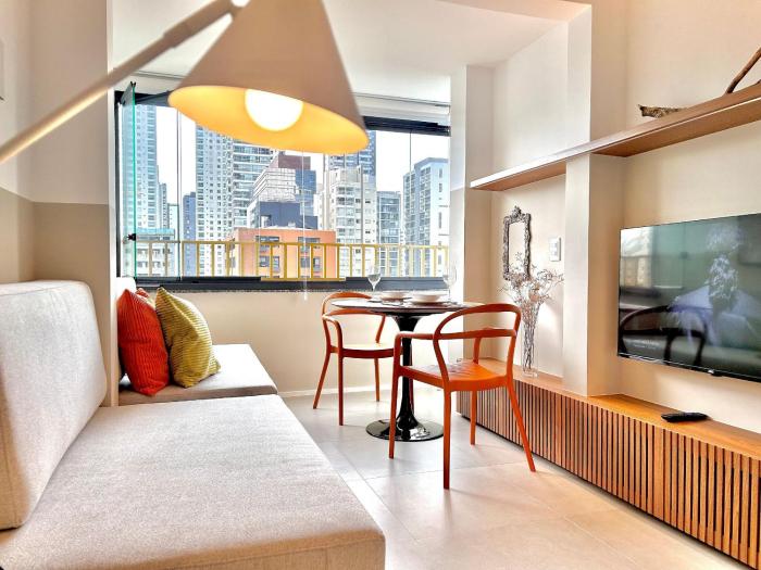 Refuge Vila Olímpia - apto 2 quartospiscinaWi-Fi