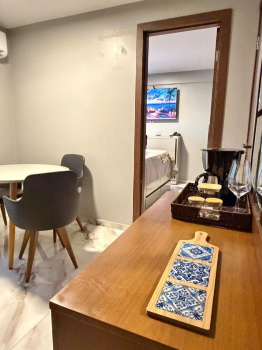 Estilo e Praticidade - Seu Flat ao lado do mar