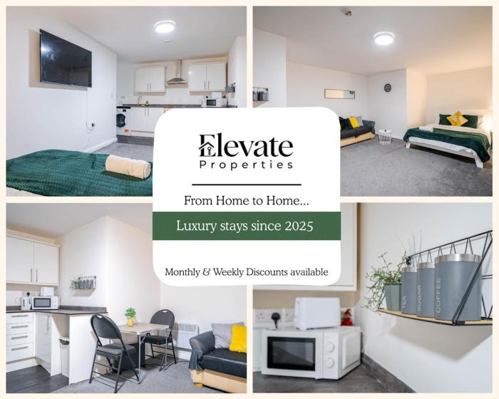 Derby Studio, Sleeps 4, Free Parking & Close to amenities